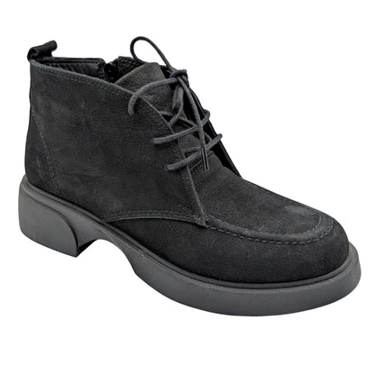 Arya - 812 | Ortopedik Hakiki Deri Bot - BLACK
