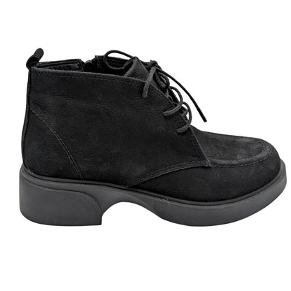 Arya - 812 | Ortopedik Hakiki Deri Bot - BLACK