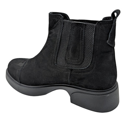 Arya - 813 | Ortopedik Hakiki Deri Chelsea Bot - BLACK