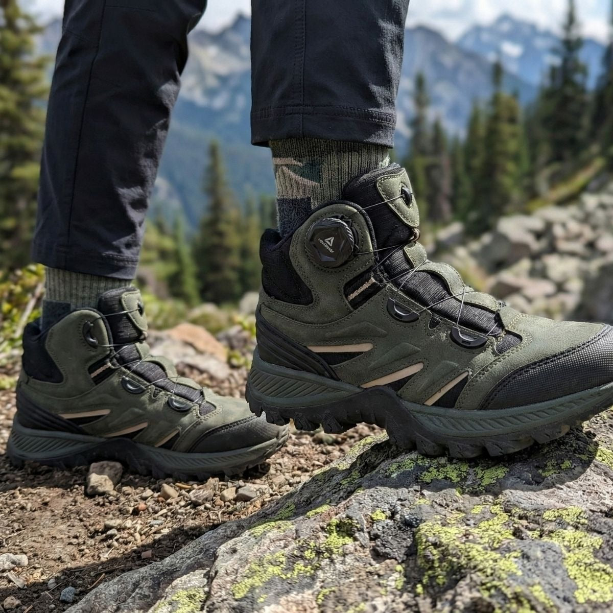Mc Jamper 2299 Akıllı Bağcıklı Unisex Trekking ve Outdoor Bot - HAKİ YEŞİL