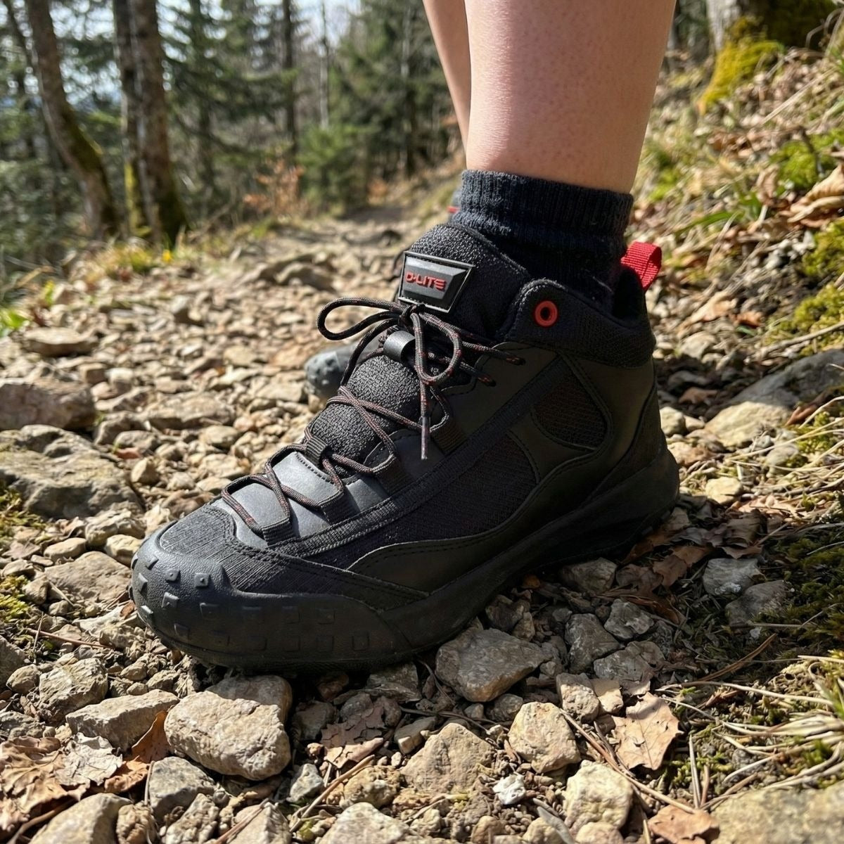 G-class Su İtici Özellikli Unisex Trekking ve Outdoor Ayakkabısı - SİYAH