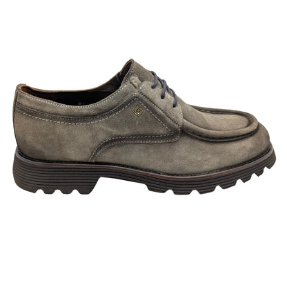 Galler 5919 - Hakiki Süet Deri Bağcıklı Erkek Casual Loafer Ayakkabı - VİZON