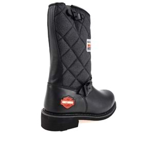 HARLEY DAVIDSON - LACONİA 644 BLACK DERİ KADIN BOT - BLACK - 36 - ST00443-BLACK-36