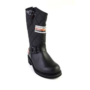 HARLEY DAVIDSON - LACONİA 644 BLACK DERİ KADIN BOT - BLACK - 36 - ST00443-BLACK-36