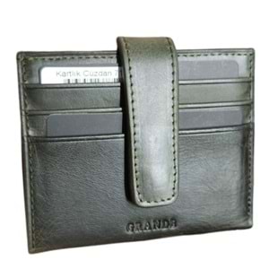 GRANDE - 718 Unisex CÜZDAN & KARTLIK - YEŞİL - STANDART