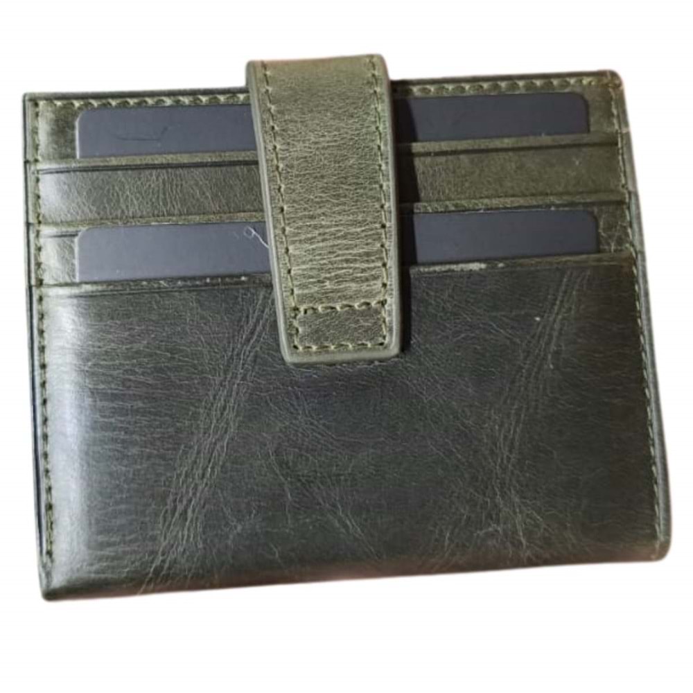 GRANDE - 718 Unisex CÜZDAN & KARTLIK - YEŞİL - STANDART