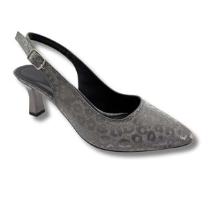 Titania | Abiye Arkası Açık Stiletto - Titania - PLATİN - 40