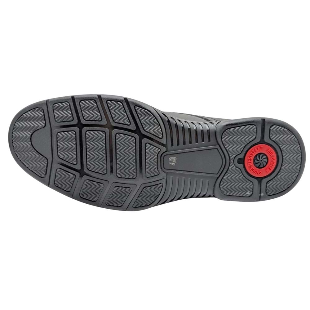 Voyager - M287 | Erkek Klasik Ortopedik Ayakkabı - SİYAH - 40