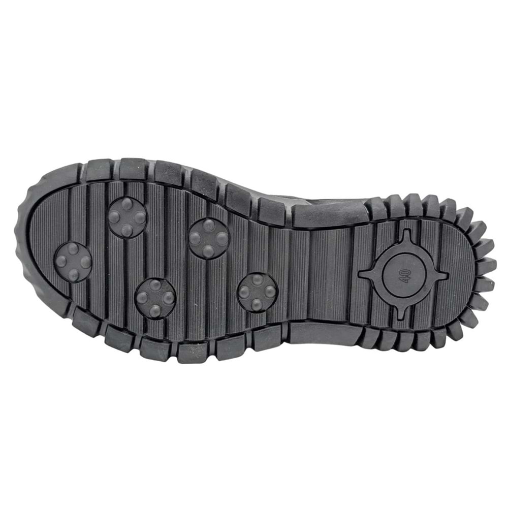 Voyager - 1040 | Erkek Hakiki Deri Spor Bot - SİYAH - 40